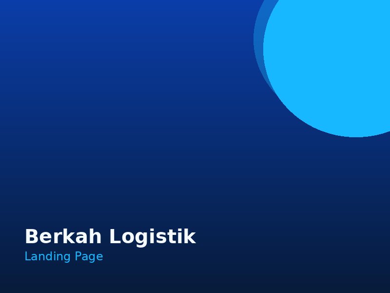 Website Berkah Logistik