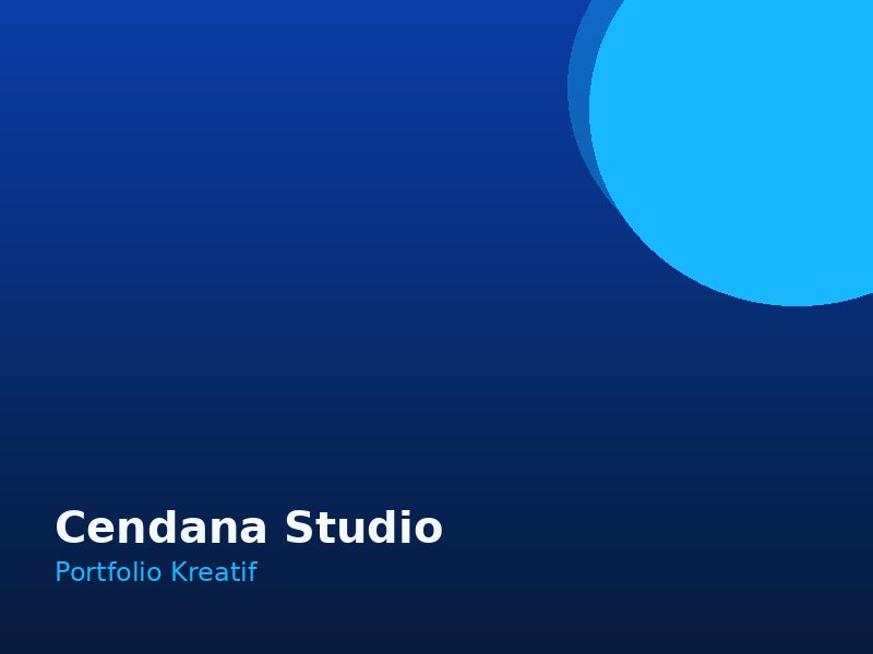Website Cendana Studio